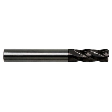 3/4 4-Flute 0.060 Radius Solid Carbide End Mill TiAlN Coated